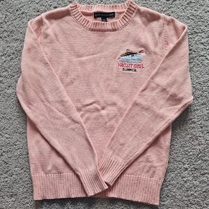 Kiel James Patrick Pink Yacht Girl Sweater